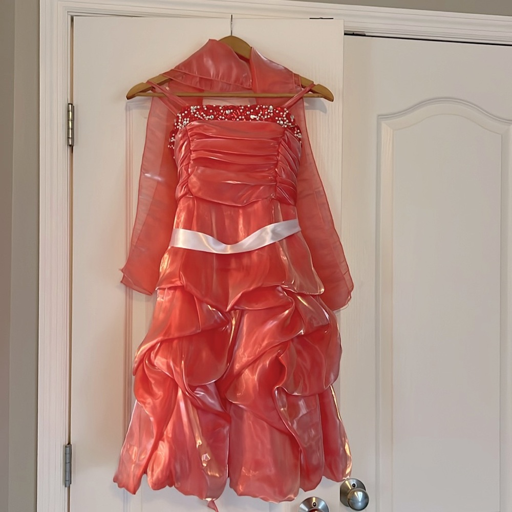 Size 12 Coral Pink dress
